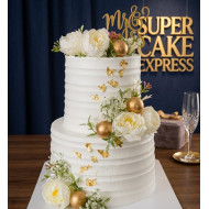 Mr. and Mrs. Anniversary Cake