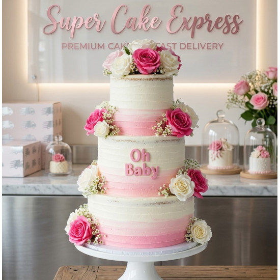 3tier Bebo  Engagement Cake 