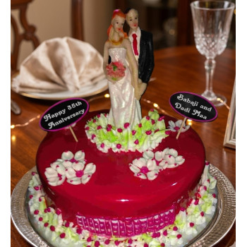 Anniversary Red Cake