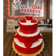 Red Velvet Tier Cake