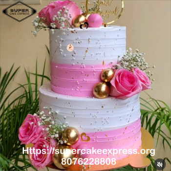 Roses Pink Tier Cake