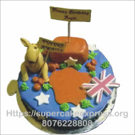 Future Awaits Australia Theme Cake