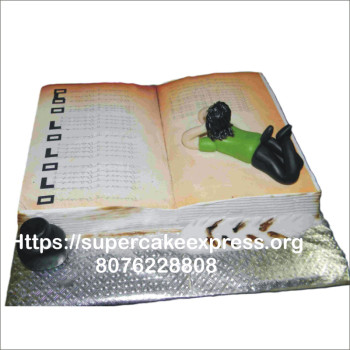 Book Shape Cake