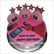 Born to Shop Girl Cake