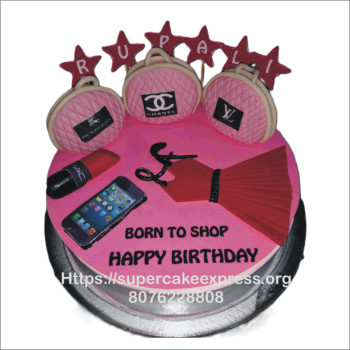 Born to Shop Girl Cake
