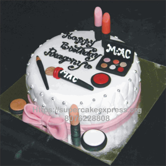 Makeup Girl Cake