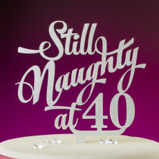 Naughty @ 40 Cake