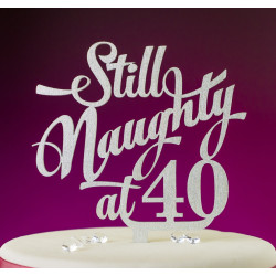 Naughty @ 40 Cake