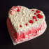 Heart Shape Vanilla Cake
