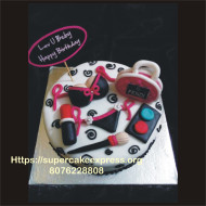 Fendi Makeup & Fashion Cake