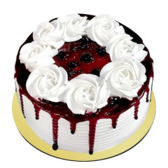 Blueberry Cream Cake